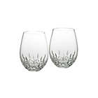 Alternate image 0 for Waterford&reg; Lismore Nouveau Stemless Crystal 18 oz. Deep Red Wine Glasses (Set of 2)