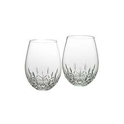 Waterford® Lismore Nouveau Stemless Crystal 18 oz. Deep Red Wine Glasses (Set of 2)