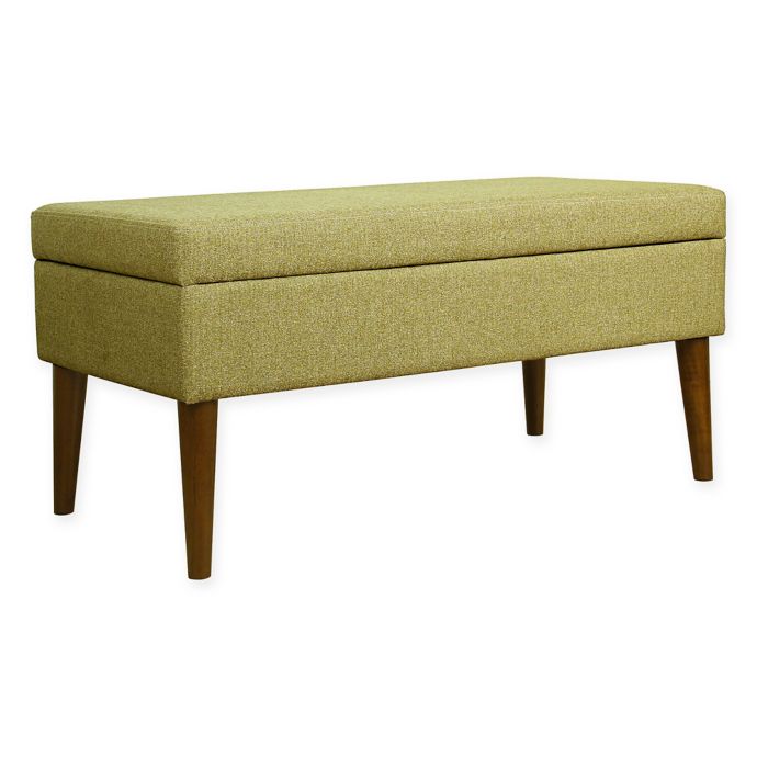 HomePop Mid-Century Storage Bench | Bed Bath & Beyond