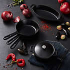 Alternate image 3 for Artisanal Kitchen Supply&reg; Pre-Seasoned Cast Iron 4-Inch Mini Dutch Oven in Black