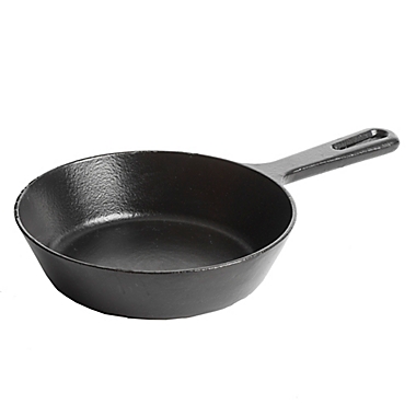 Artisanal Kitchen Supply&reg; Pre-Seasoned Cast Iron 5.75-Inch Mini Skillet in Black. View a larger version of this product image.