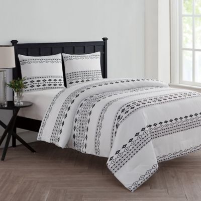 black and white comforter set