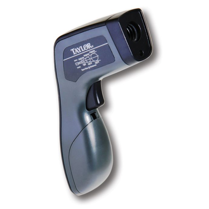 Taylor Digital Infrared Cooking Thermometer in Black/Gray Bed Bath