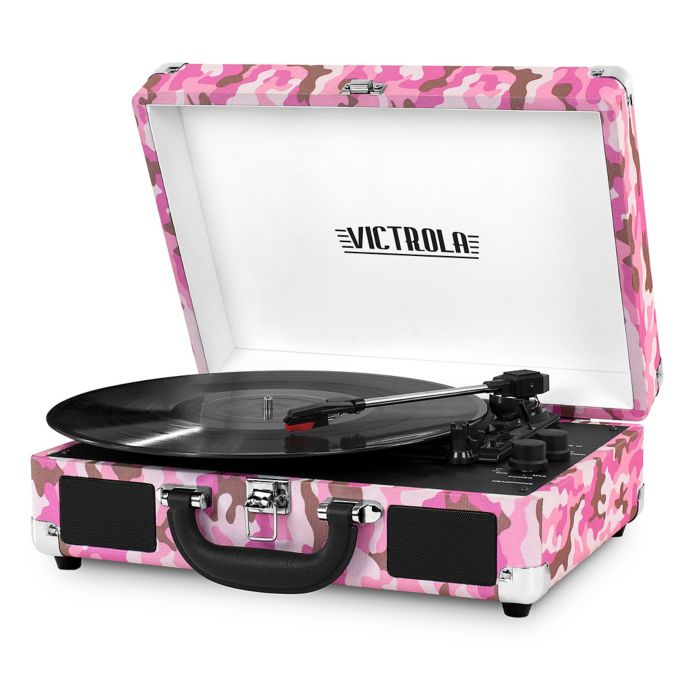 Victrola™ 3Speed Bluetooth® Portable Suitcase Turntable Bed Bath