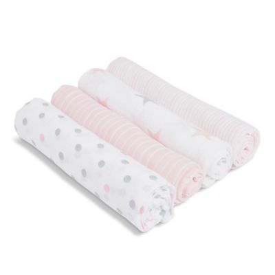 light pink swaddle blanket