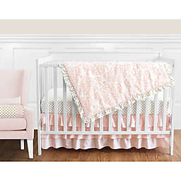 Sweet Jojo Designs Amelia Crib Bedding Collection in Pink/Gold