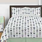 Alternate image 6 for Sweet Jojo Designs Mod Arrow Bedding Collection in Grey/Mint