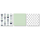 Alternate image 4 for Sweet Jojo Designs Mod Arrow 4-PieceTwin Comforter Set in Grey/Mint