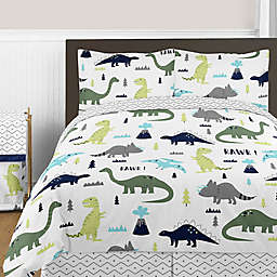 Sweet Jojo Designs® Mod Dinosaur 3-Piece Full/Queen Comforter Set in Turquoise/Navy