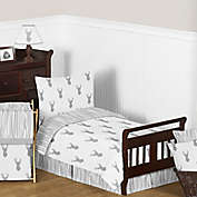 Sweet Jojo Designs Stag 5-Piece Toddler Bedding Set in Grey/White
