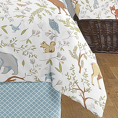 Sweet Jojo Designs Woodland Toile Bedding Collection. View a larger version of this product image.