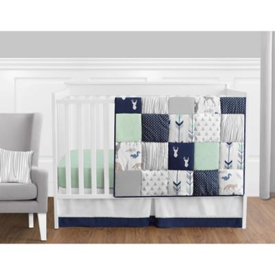 sweet jojo woodland crib bedding