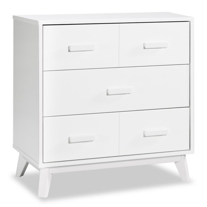 Babyletto Scoot 3 Drawer Changer Dresser In White Bed Bath And