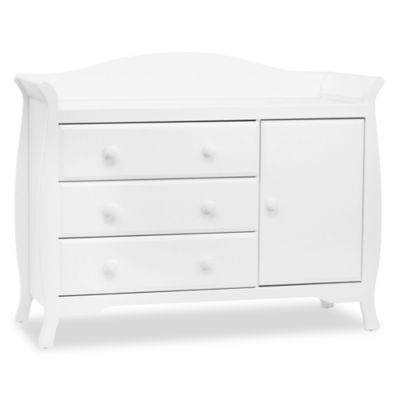 Million Dollar Baby Classic Ashbury Combo Dresser In White Bed