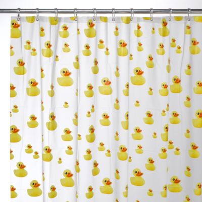 rubber duck shower curtain