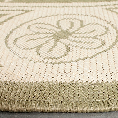 Safavieh Courtyard Laila 8&#39; x 11&#39; Indoor/Outdoor Area Rug in Olive. View a larger version of this product image.