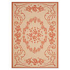 Alternate image 0 for Safavieh Courtyard Lucy 8&#39; x 11&#39; Indoor/Outdoor Area Rug in Natural/Terracotta