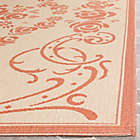 Alternate image 4 for Safavieh Courtyard Lucy 8&#39; x 11&#39; Indoor/Outdoor Area Rug in Natural/Terracotta
