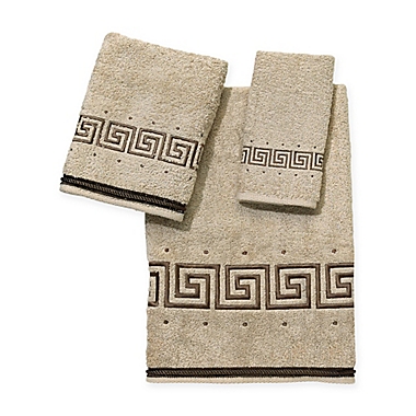 Avanti Premier Athena Fingertip Towel in Linen. View a larger version of this product image.