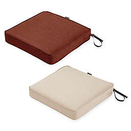 Classic Accessories® Montlake 2-Piece Indoor/Outdoor 17-Inch Square Dining Seat Cushion