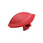 Alternate image 2 for Chef&#39;s Planet&reg; Clip & Drain&trade; Strainer in Red