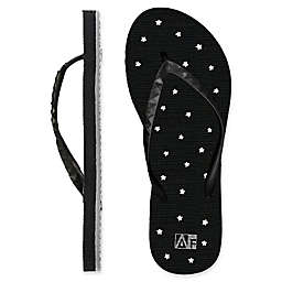 Women's Star AquaFlops Shower Shoes in Black