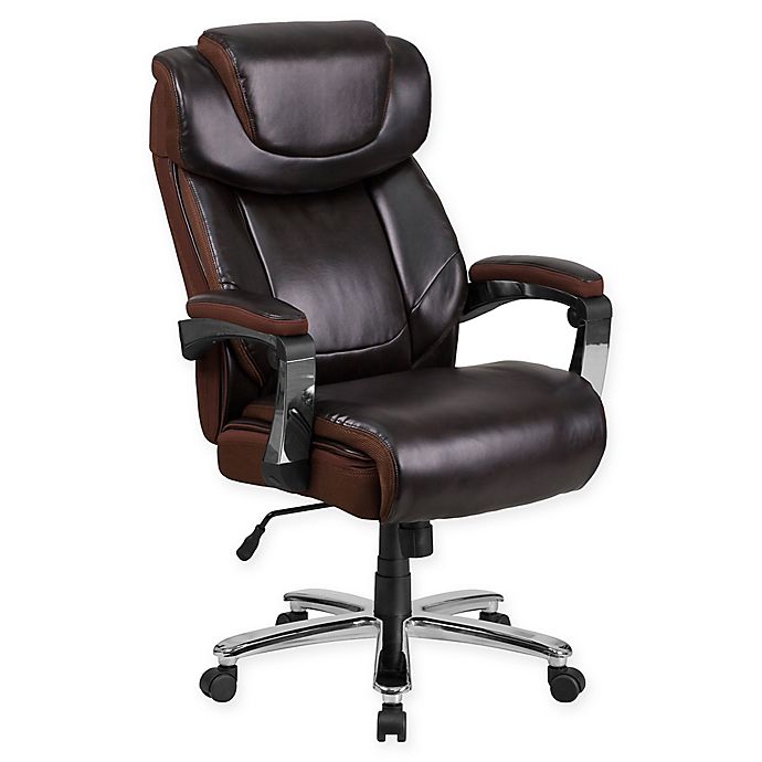 Flash Furniture Faux Leather Big & Tall High-Back Office ...