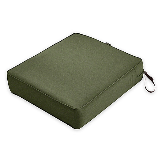 Alternate image 1 for Classic Accessories® Montlake™ FadeSafe 25-Inch x 21-Inch Outdoor Lounge Seat Cushion