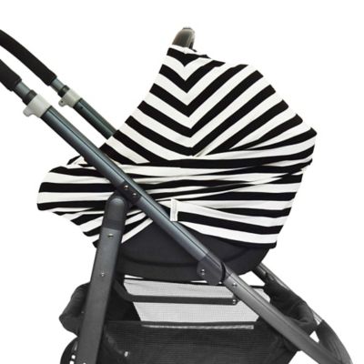 Covered Goods&trade; 4-in-1 Multi-Use Cover in Black/Ivory Stripes