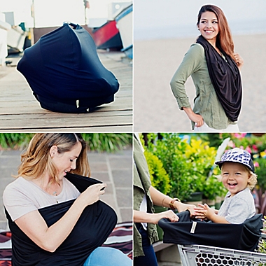 Covered Goods&trade; 4-in-1 Multi-Use Cover in Black. View a larger version of this product image.