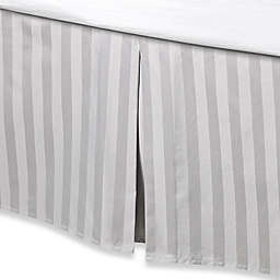 Wamsutta® 500-Thread-Count PimaCott® Damask Twin Bed Skirt in Silver