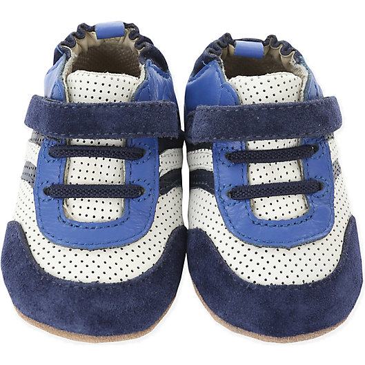 Alternate image 1 for Robeez® Everyday Ethan Mini Shoez in Navy