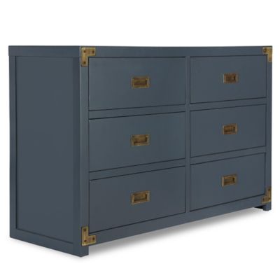 blue nursery dresser