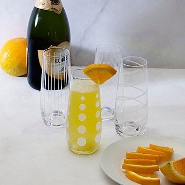 Mikasa&reg; Cheers Stemless Champagne Flutes (Set of 4). View a larger version of this product image.