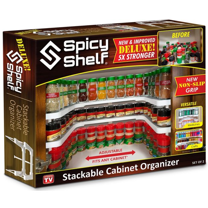 Spicy Shelf Deluxe Stackable Shelf Bed Bath Beyond