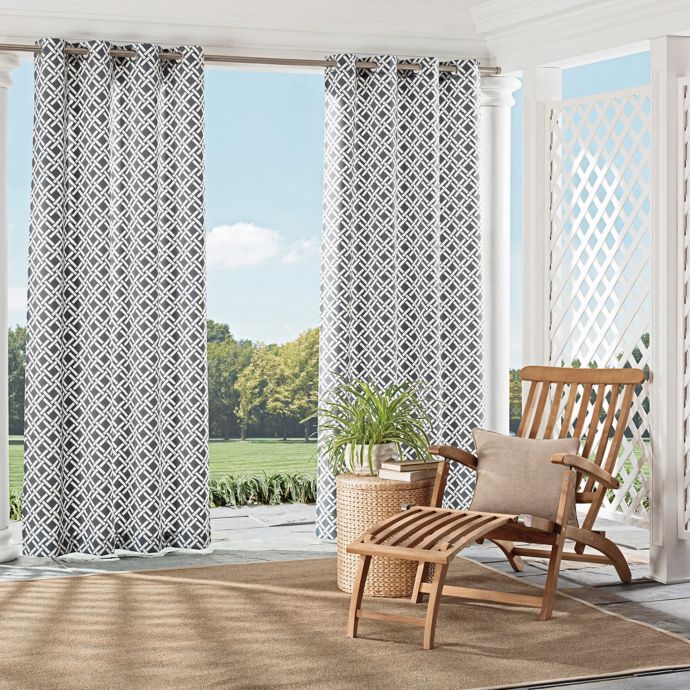 Parasol St. Kitts Indoor/Outdoor Grommet Top Window ...