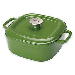 Bayou Classic® Enameled Cast Iron 4 qt. Covered Casserole in Green