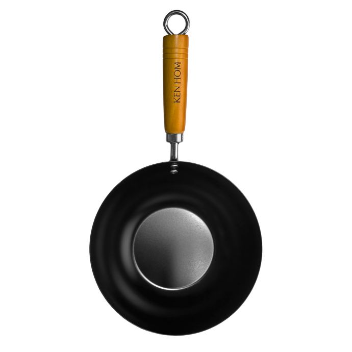 Ken Hom 8Inch Mini Wok in Beechwood Bed Bath and Beyond Canada