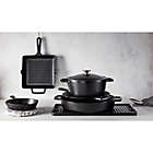 Alternate image 3 for Artisanal Kitchen Supply&reg; Pre-Seasoned Cast Iron 7 qt. Dutch Oven in Black