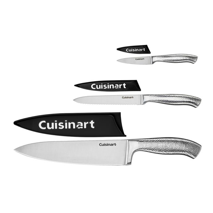 Featured image of post Cuisinart Classic Stainless Steel 17-Piece Knife Block Set Review - Farberware edgekeeper 13 piece self sharpening stainlesssteel hollow handle knife block set.