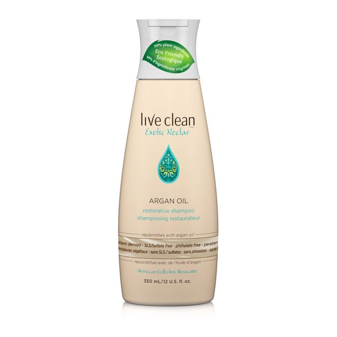 live clean argan oil restorative shampoo