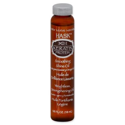 Hask&reg; Keratin Oil .625 oz. Smoothing Shine Oil Vial