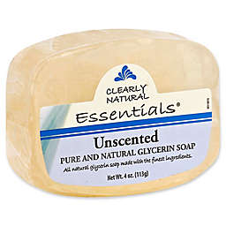 Clearly Natural Essentials 4 oz. Glycerine Bar Soap in Unscented