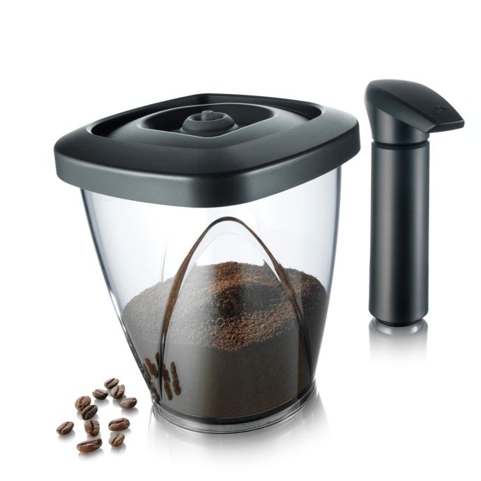 Tomorrow's Kitchen 44Ounce Vacuum Coffee Saver and Pump Bed Bath and