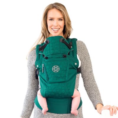 Embossed Baby Carrier in Emerald 