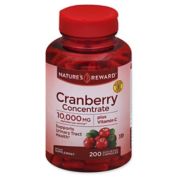 Nature's Reward&trade; 200-Count Cranberry Concentrate Plus Vitamin C Quick Release Capsules
