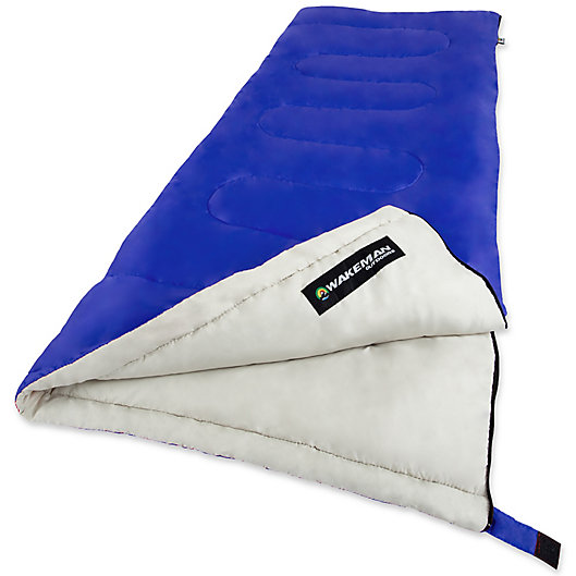 Alternate image 1 for Wakeman Outdoors 2-Season Sleeping Bag in Blue