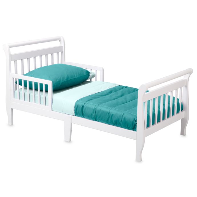 Delta Enterprises Sleigh Toddler Bed White Bed Bath Beyond