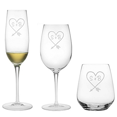 Susquehanna Glass Carved Wine Glass Collection. View a larger version of this product image.