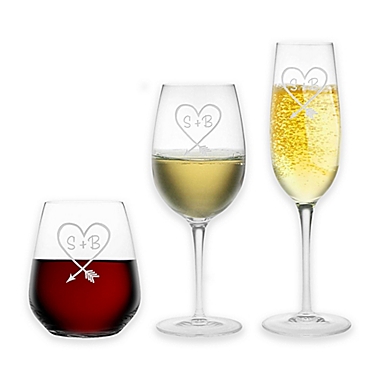 Susquehanna Glass Carved Wine Glass Collection. View a larger version of this product image.